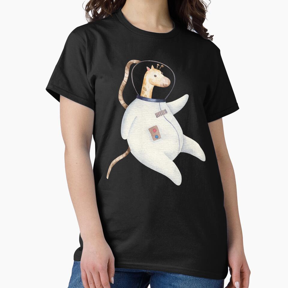 Giraffe Astronaut - Kids by OMGCutie T-Shirts, Hoodie, Sweatshirt | BlankRebels.com (Image 2)