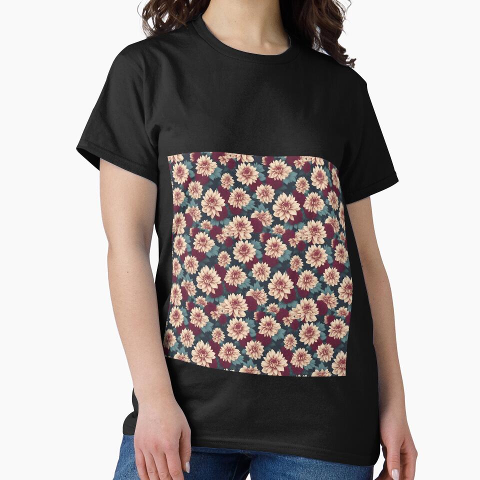 Pompom Dahlia by LaTostada1 T-Shirts, Hoodie, Sweatshirt | BlankRebels.com (Image 2)