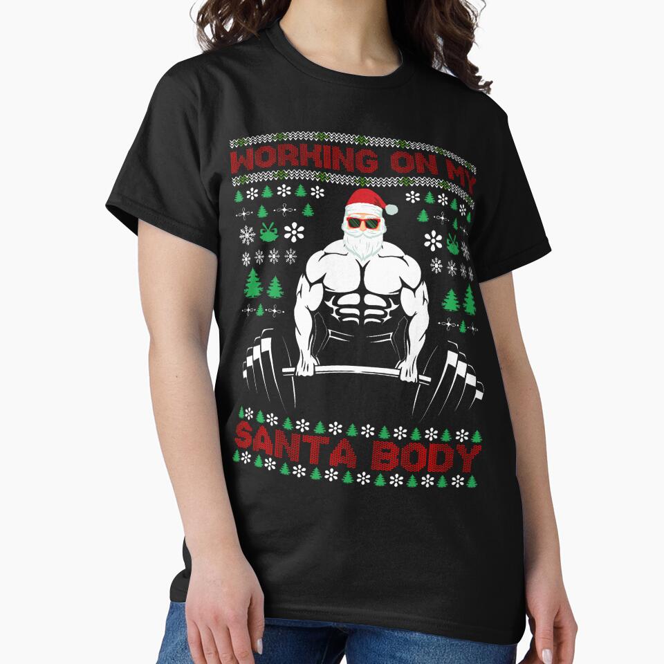 Most Likely To Go To The Gym With Santa by JosephineCathy T-Shirts, Hoodie, Sweatshirt | BlankRebels.com (Image 2)