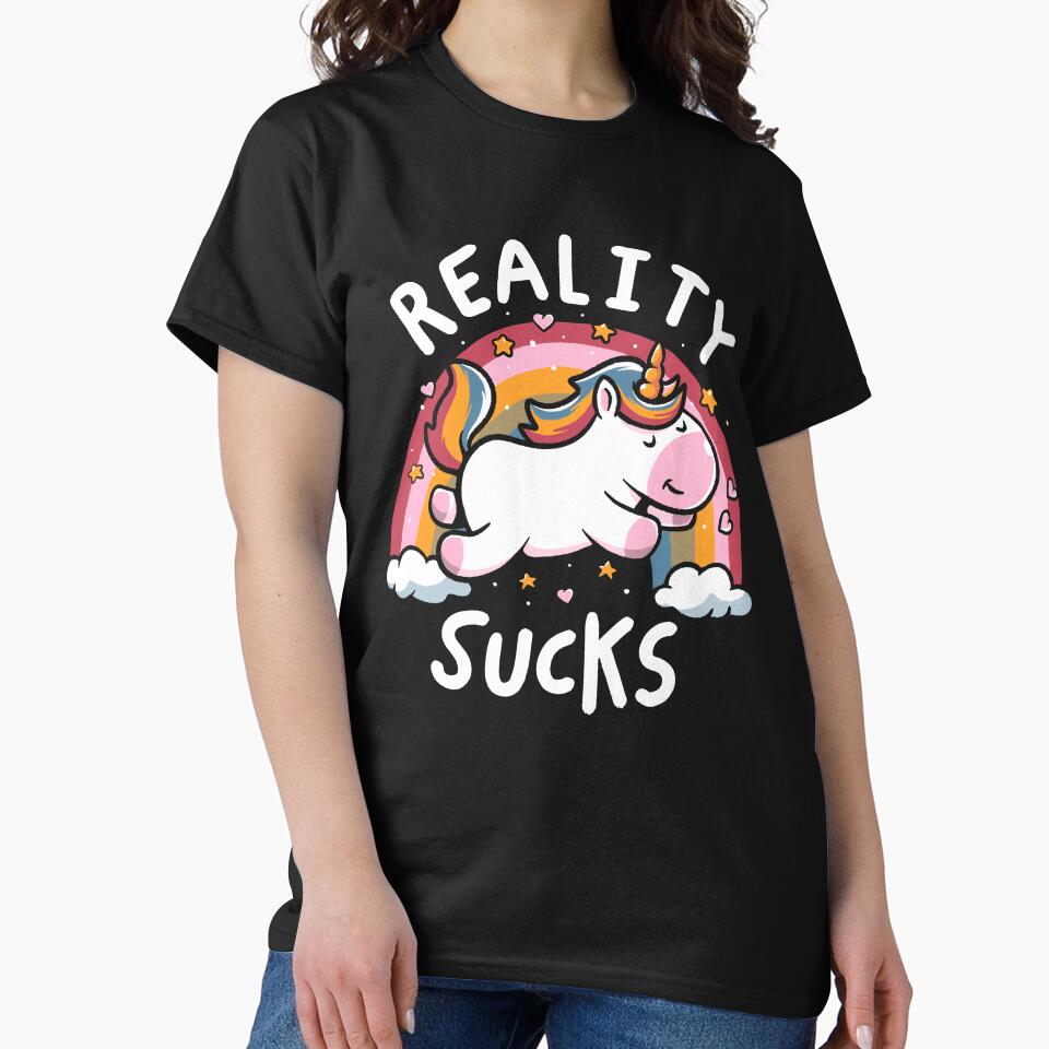 Reality Sucks by koalateess T-Shirts, Hoodie, Sweatshirt | BlankRebels.com (Image 2)
