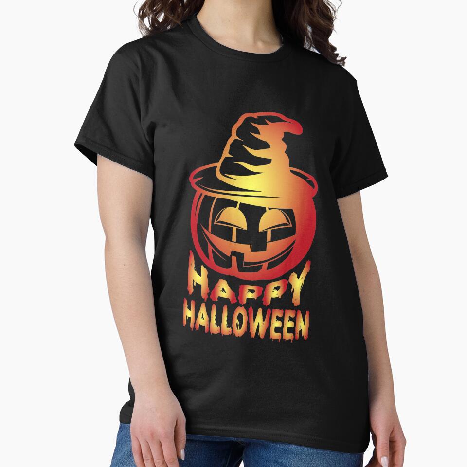 Happy Halloween Pumpkin Face Horror by besTmanuFacture T-Shirts, Hoodie, Sweatshirt | BlankRebels.com (Image 2)