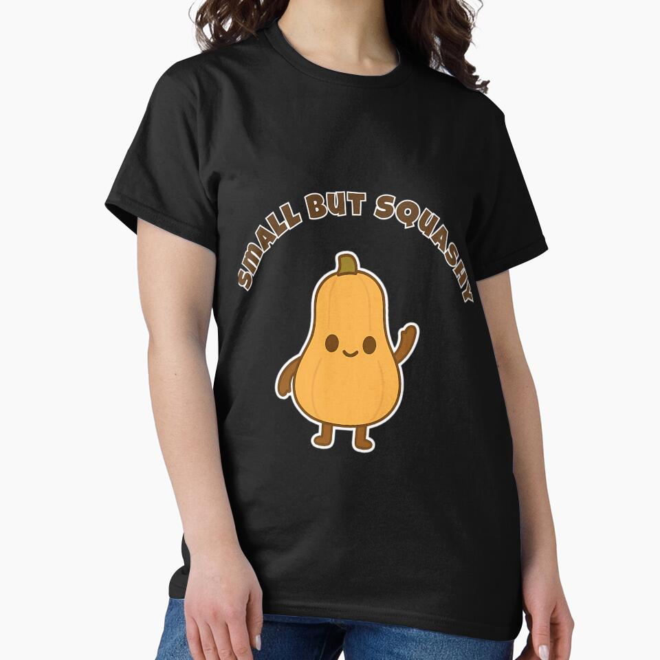 Small But Squashy Squash Pun by pqhzkiogtm78 T-Shirts, Hoodie, Sweatshirt | BlankRebels.com (Image 2)