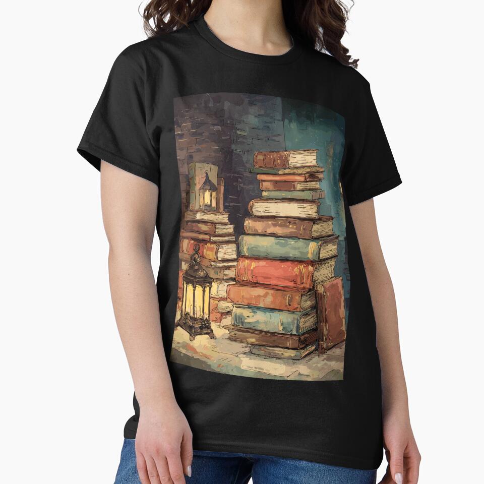 Vintage Library Old Tomes Light Academia by bapupa T-Shirts, Hoodie, Sweatshirt | BlankRebels.com (Image 2)