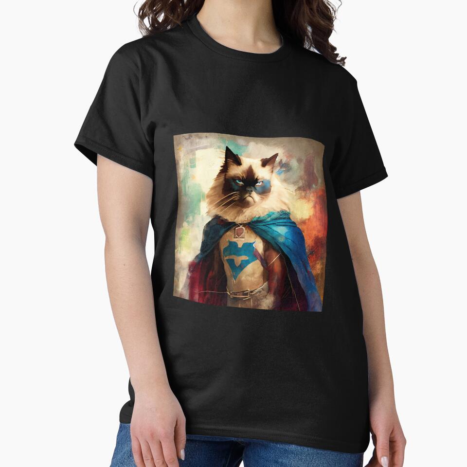 Ragdoll Cat Superhero by EmilyDayDreams T-Shirts, Hoodie, Sweatshirt | BlankRebels.com (Image 2)