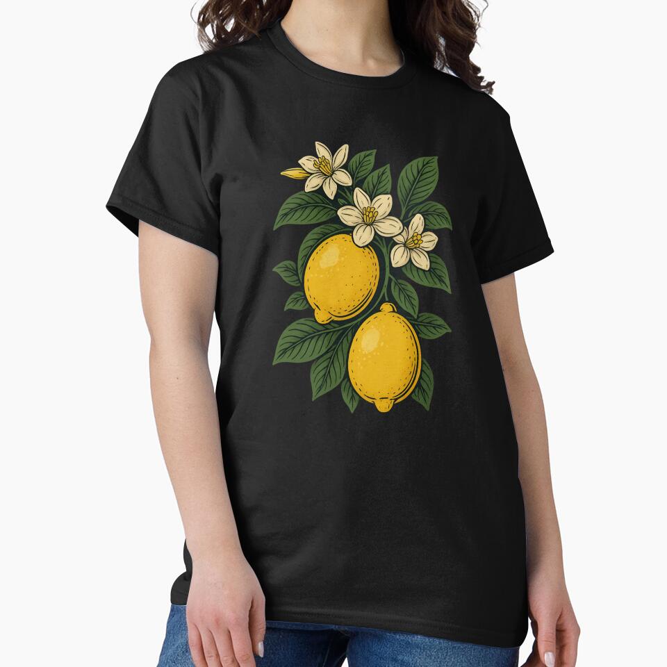 Lemon Fruit Vintage Art Lemon Farm by Blok45 T-Shirts, Hoodie, Sweatshirt | BlankRebels.com (Image 2)