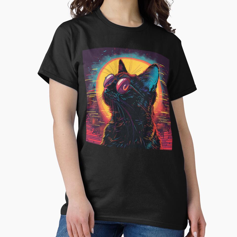 Time Traveling Cybernetic Cat by Artful-Adam T-Shirts, Hoodie, Sweatshirt | BlankRebels.com (Image 2)