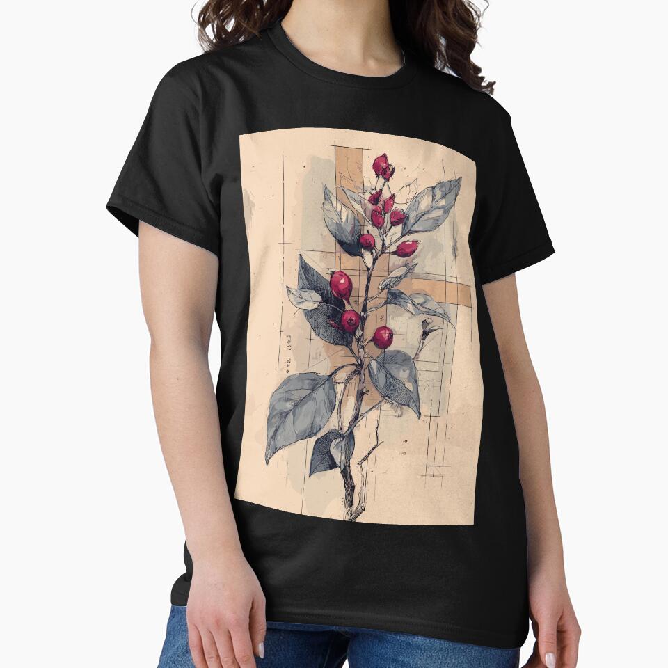 Organic Botanical Sketching by bapupa T-Shirts, Hoodie, Sweatshirt | BlankRebels.com (Image 2)