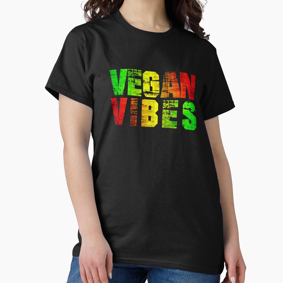 Rasta Vegan Vibes by AllFourUs T-Shirts, Hoodie, Sweatshirt | BlankRebels.com (Image 2)