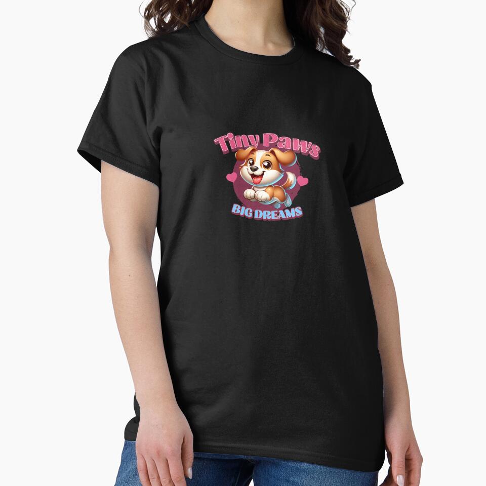 Tiny Paws Big Dreams by Aurathreads2 T-Shirts, Hoodie, Sweatshirt | BlankRebels.com (Image 2)