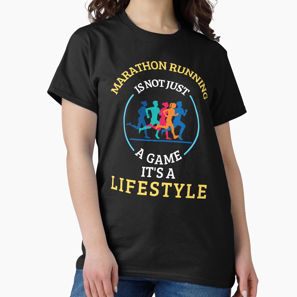 Marathon Running is not a game it's a lifestyle by annoying-shirts Hoodie, Sweatshirt | BlankRebels.com (Image 2)