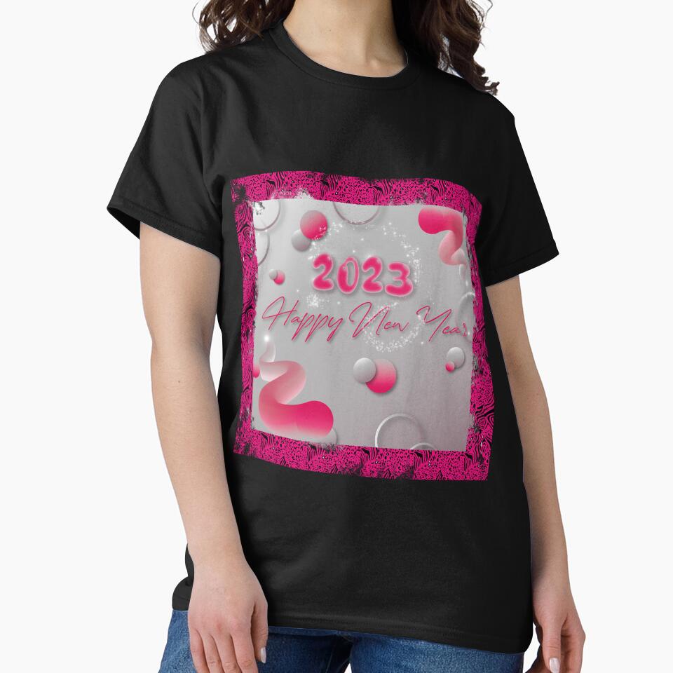 Happy New Year 2023, New year Greetings by saimzgraphics T-Shirts, Hoodie, Sweatshirt | BlankRebels.com (Image 2)