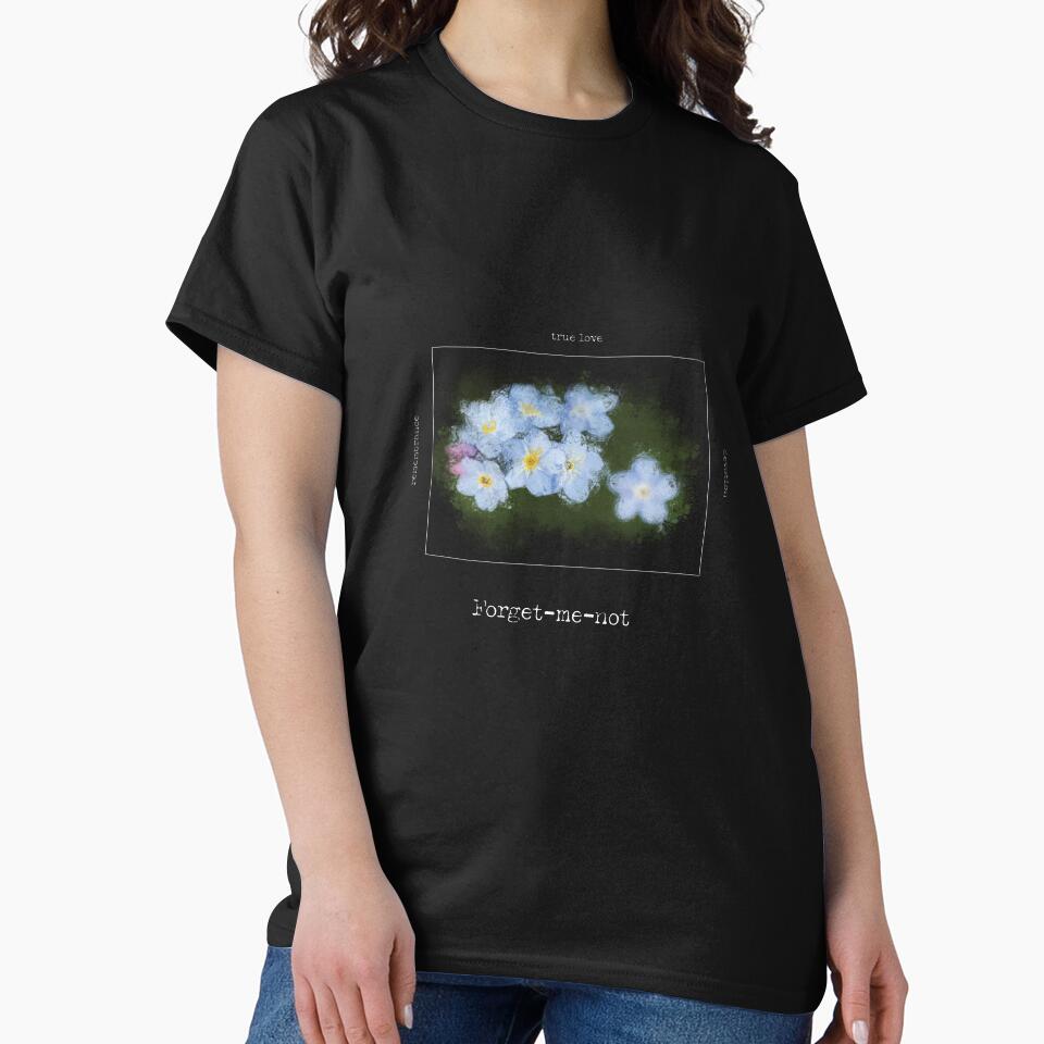 Forget me not meaning by FireflyStudi0s T-Shirts, Hoodie, Sweatshirt | BlankRebels.com (Image 2)