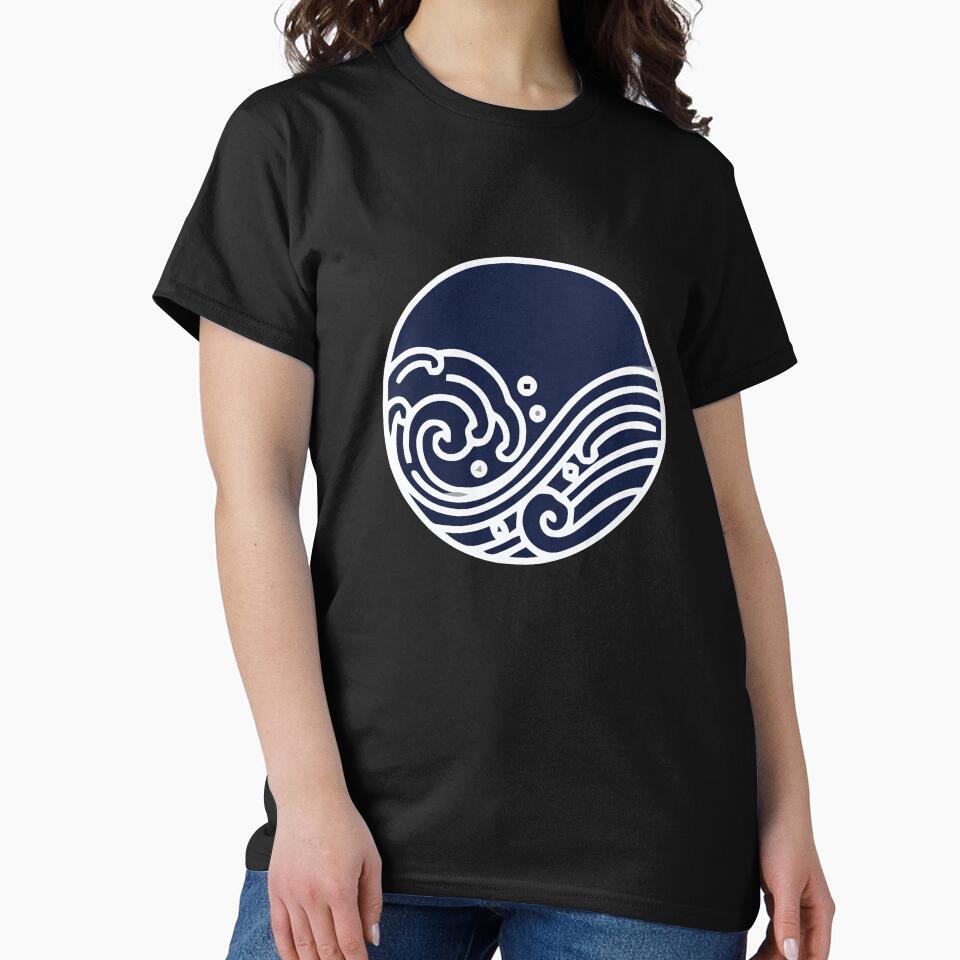 simple art  ocean waves by zaher97 T-Shirts, Hoodie, Sweatshirt | BlankRebels.com (Image 2)