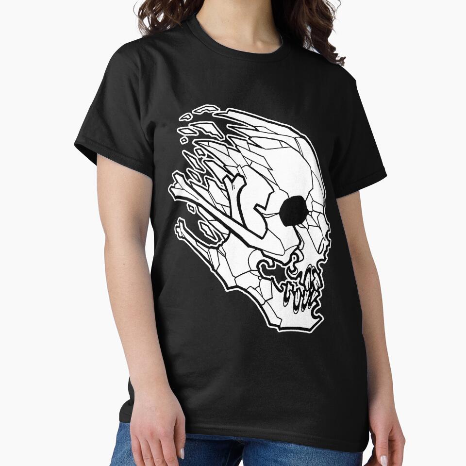 Tattoo Style Shattered Skull by Greg Donchatz T-Shirts, Hoodie, Sweatshirt | BlankRebels.com (Image 2)