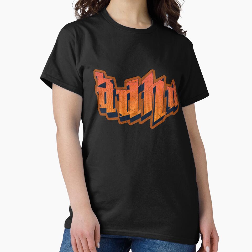 ADHD BRAIN fire print ADD AUDHD NEURO NEURODIVERSE ADHD GIFT by Cosmic Collective Print