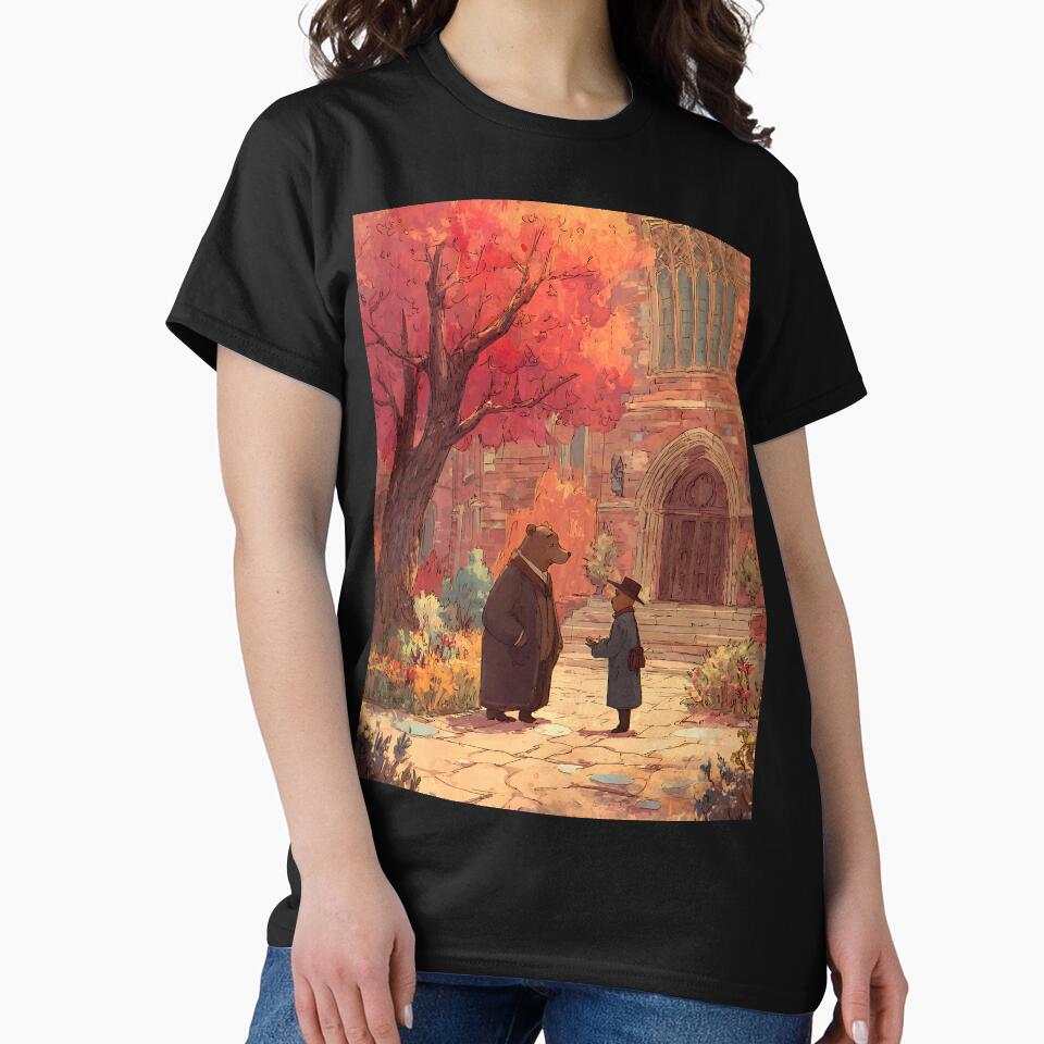 Light Academia Aesthetic: Bear's Philosophy Discussion by bapupa T-Shirts, Hoodie, Sweatshirt | BlankRebels.com (Image 2)