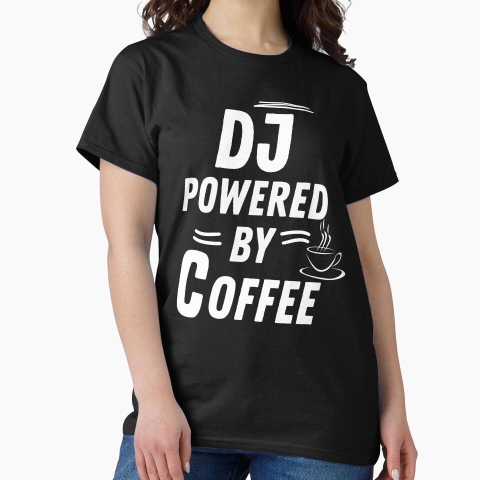 DJ powered by coffee by annoying-shirts Hoodie, Sweatshirt | BlankRebels.com (Image 2)