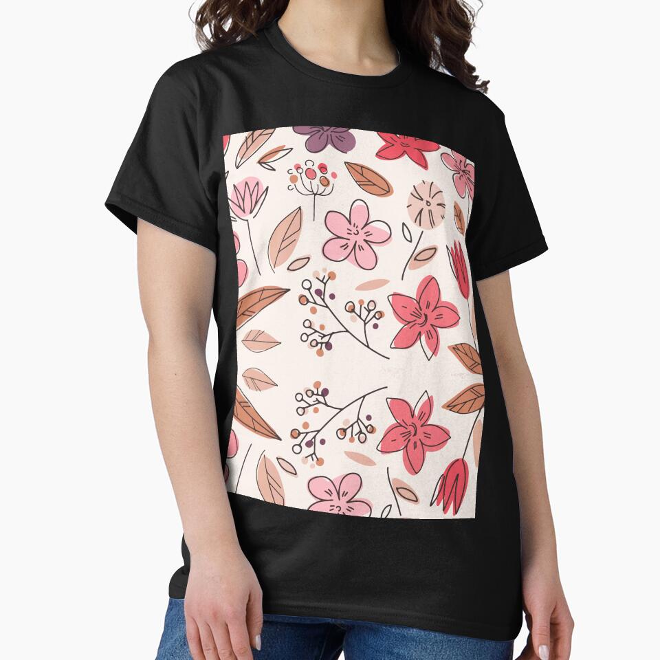 doodle flower by zaher97 T-Shirts, Hoodie, Sweatshirt | BlankRebels.com (Image 2)
