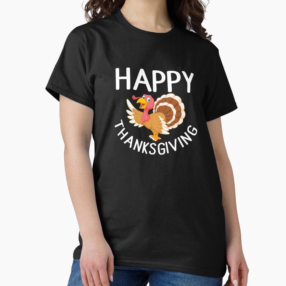 Happy thanksgiving by pnkpopcorn T-Shirts, Hoodie, Sweatshirt | BlankRebels.com (Image 2)