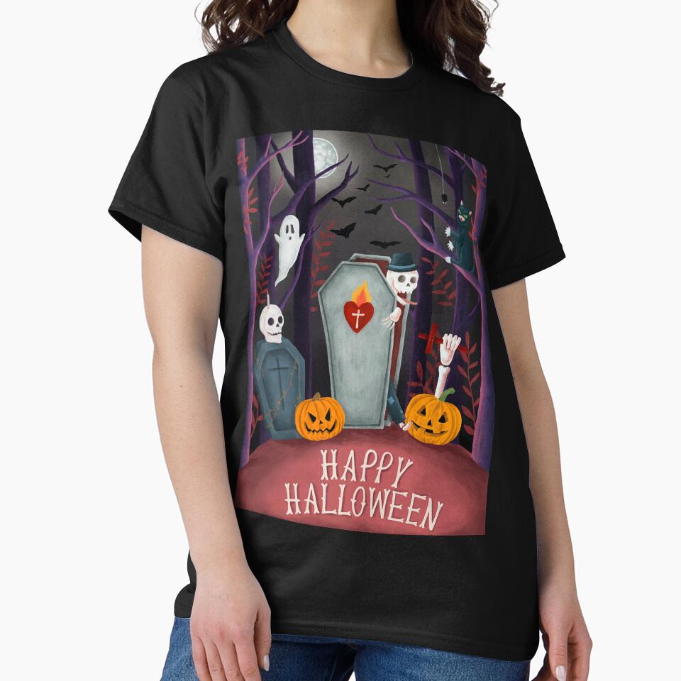 Happy Halloween Spirit by BeeMeCreative T-Shirts, Hoodie, Sweatshirt | BlankRebels.com (Image 2)