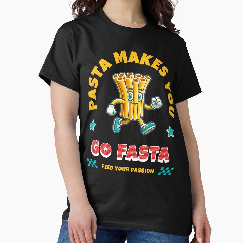 Funny Running Runner Track Pasta Trail Sprinter Go Faster by RobertKnow T-Shirts, Hoodie, Sweatshirt (Image 2)