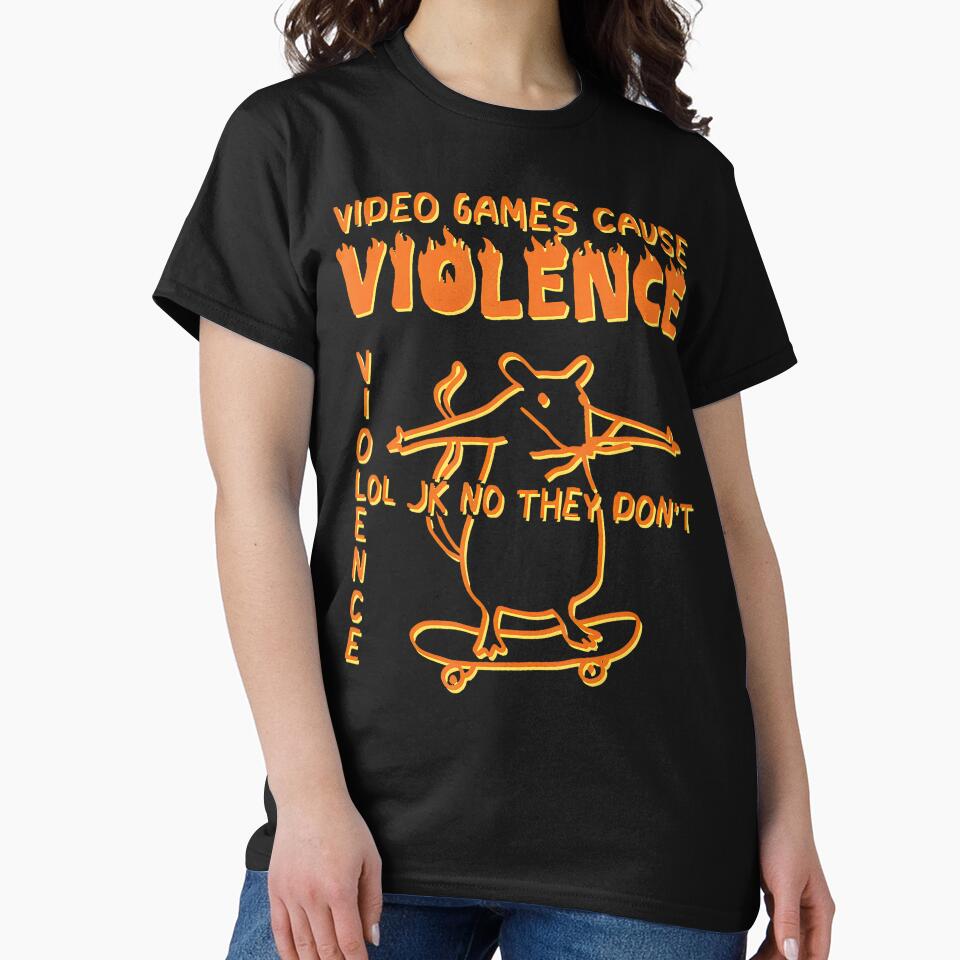 Video Games Cause Violence Mouse by JacquelineEnri T-Shirts, Hoodie, Sweatshirt | BlankRebels.com (Image 2)