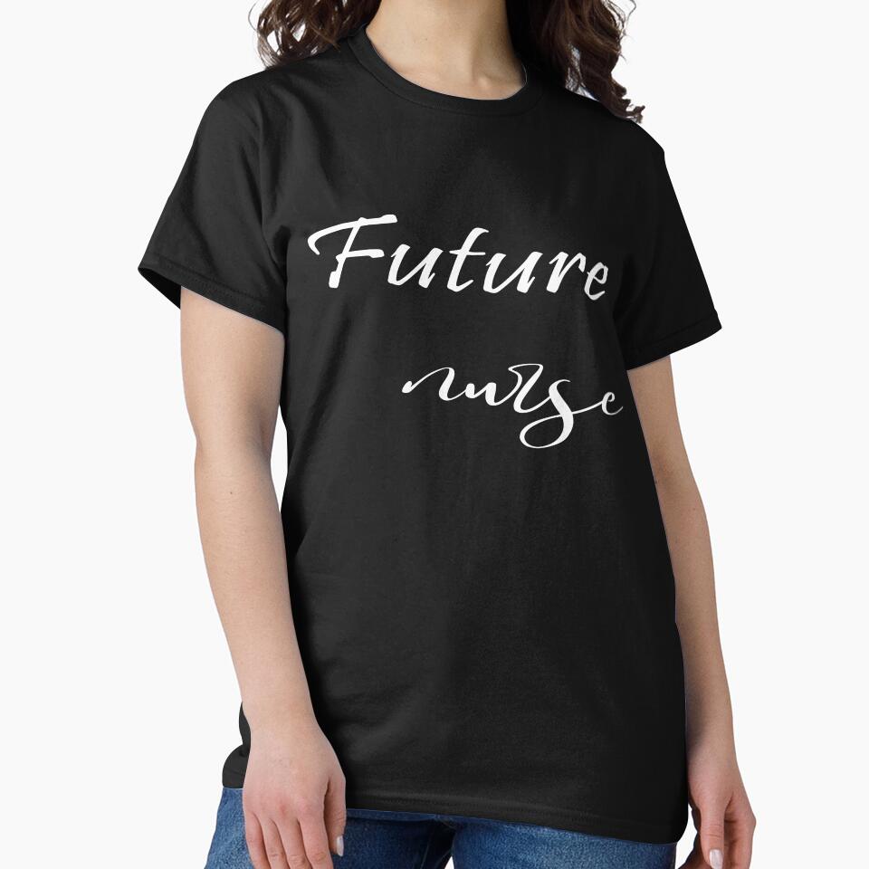 Future Nurse  In Training Sweatshirt - Future Nurse - Nursing School Student ( black ) by MORADRIF T-Shirts, Hoodie (Image 2)