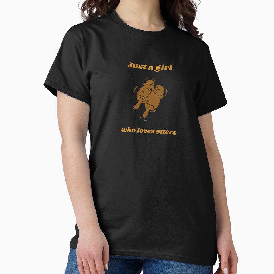 Just A Girl Who Loves Otters by Harmonick-Tees Hoodie, Sweatshirt | BlankRebels.com (Image 2)