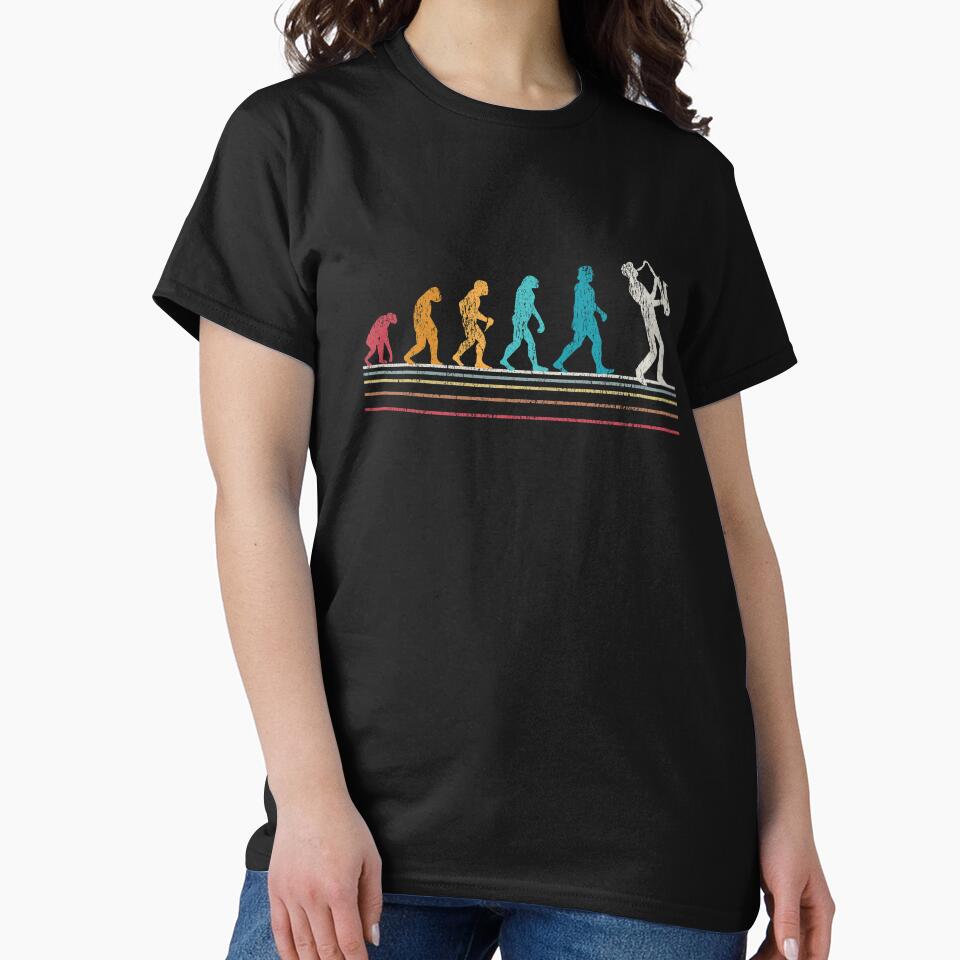 Saxophone Evolution Sax Retro Gift by Grimbart T-Shirts, Hoodie, Sweatshirt | BlankRebels.com (Image 2)