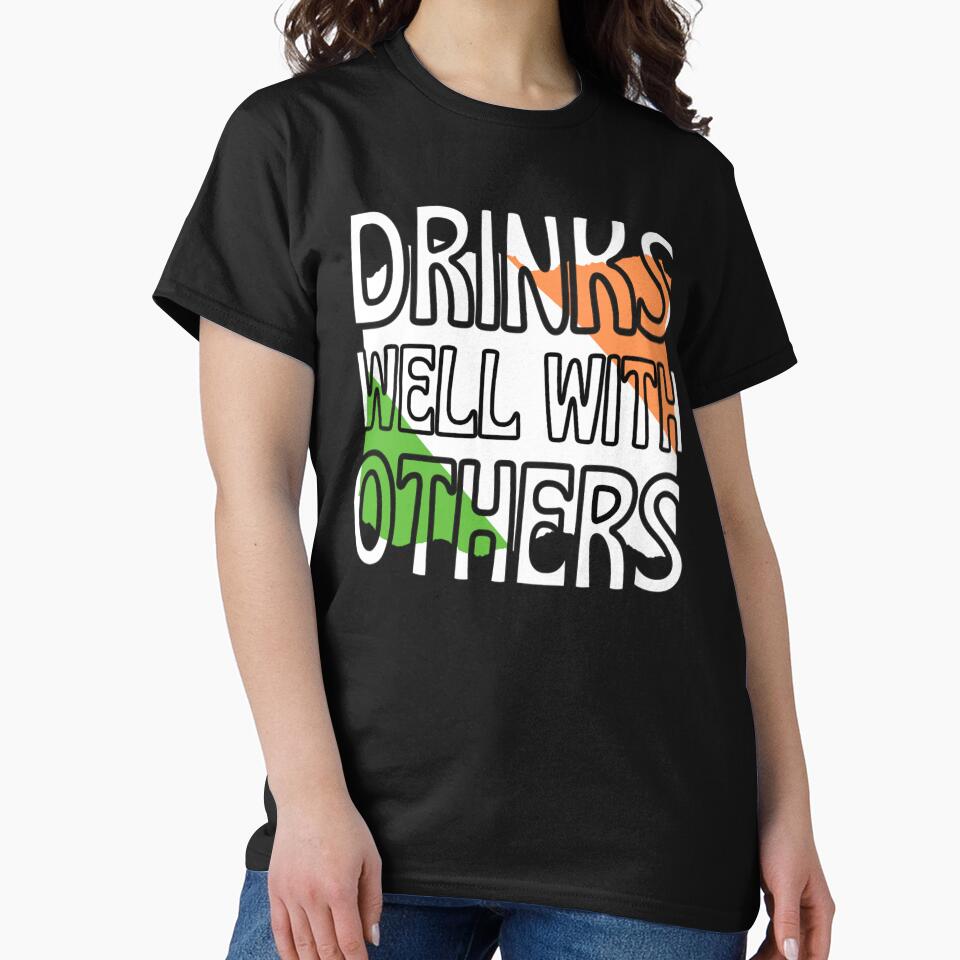 Happy St. Patrick's Day 2022 | Drink Well With Others | Patrick's day Celebration by chetan786 T-Shirts,... (Image 2)