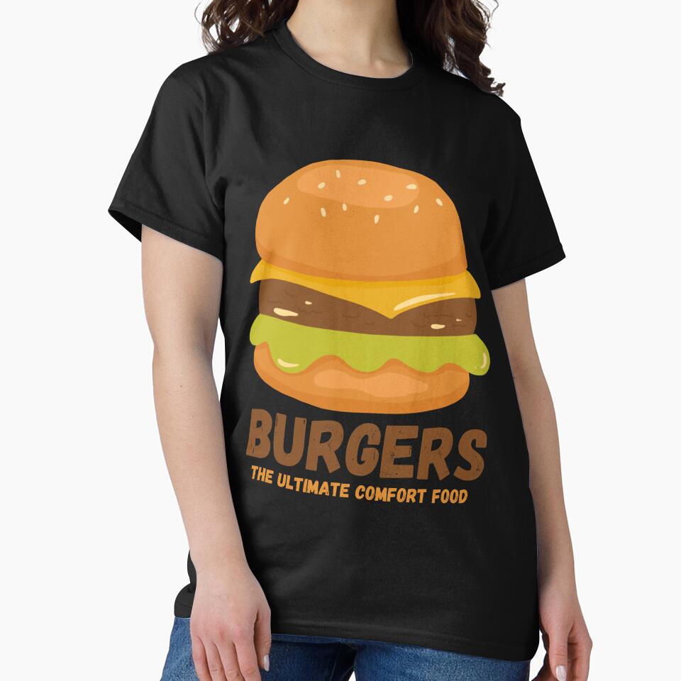 Burgers - The ultimate comfort food - Burger Bliss by WBP Mart T-Shirts, Hoodie, Sweatshirt | BlankRebels.com (Image 2)