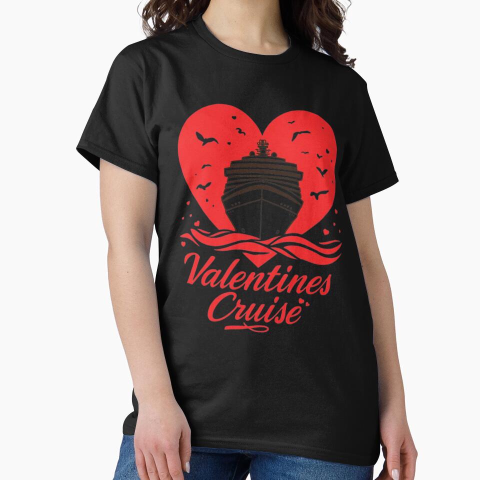 Valentine’s Day Cruise Squad Matching Couple Tee by funnyshop222 Hoodie, Sweatshirt | BlankRebels.com (Image 2)