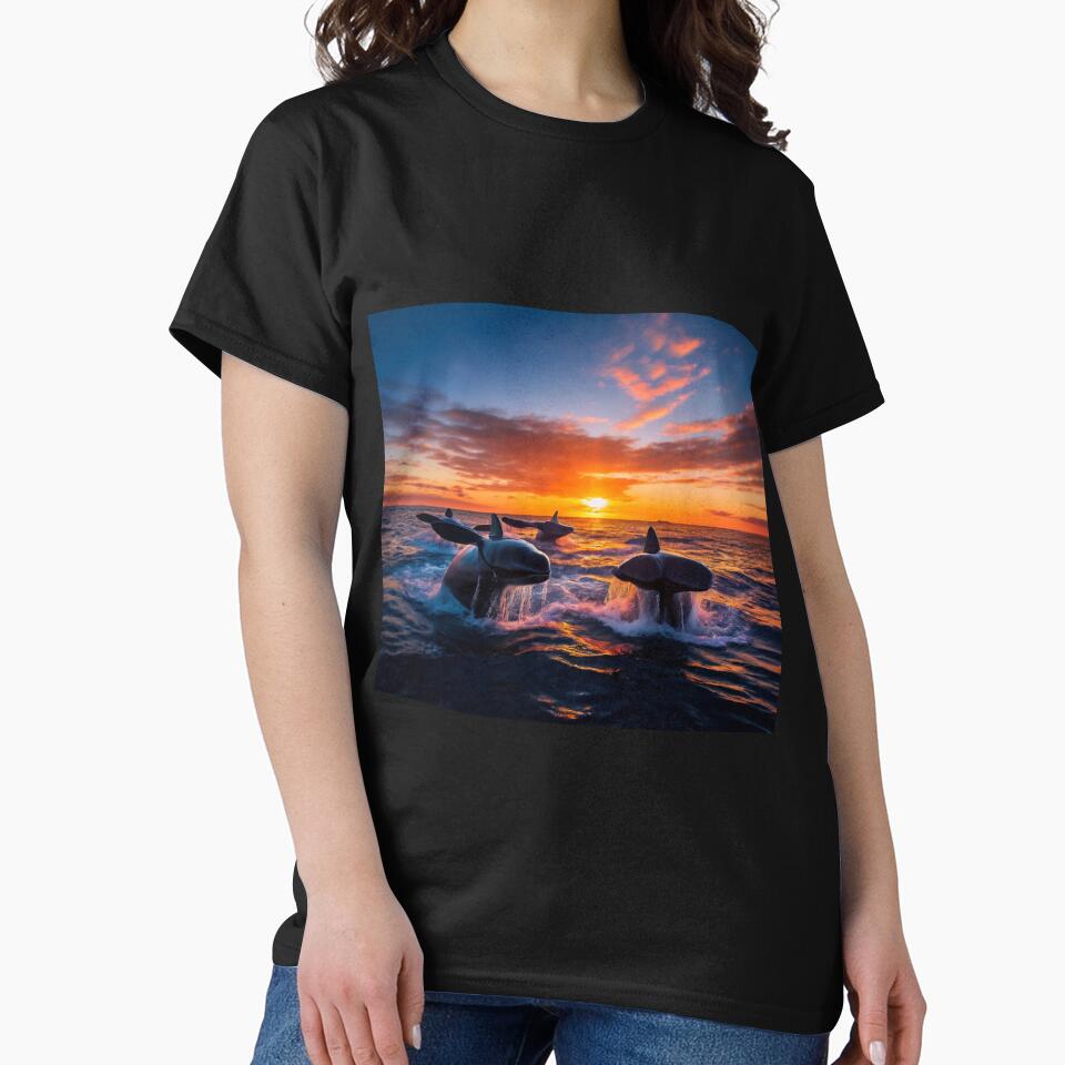 Pilot whales, navigators of the seas by Collection de trésors T-Shirts, Hoodie, Sweatshirt | BlankRebels.com (Image 2)