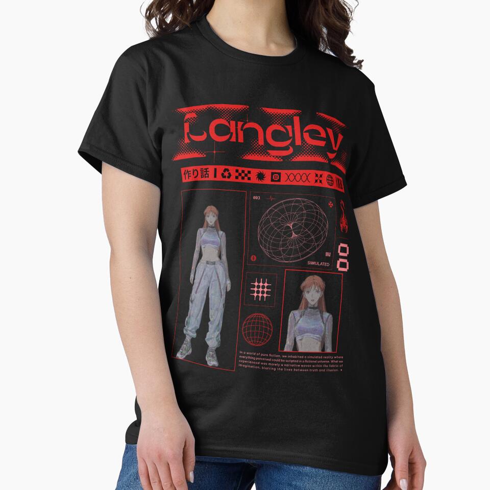 Asuka Langley Neon Genesis Evangelion Y2K by VoidGarden T-Shirts, Hoodie, Sweatshirt | BlankRebels.com (Image 2)