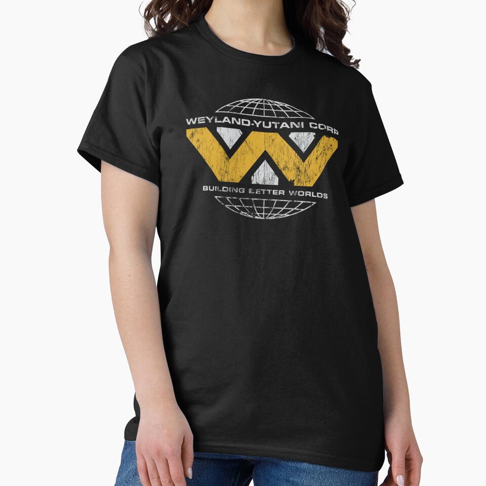 Weyland Yutani Corp Building Better Worlds Worn Version T-Shirts, Hoodie, Sweatshirt