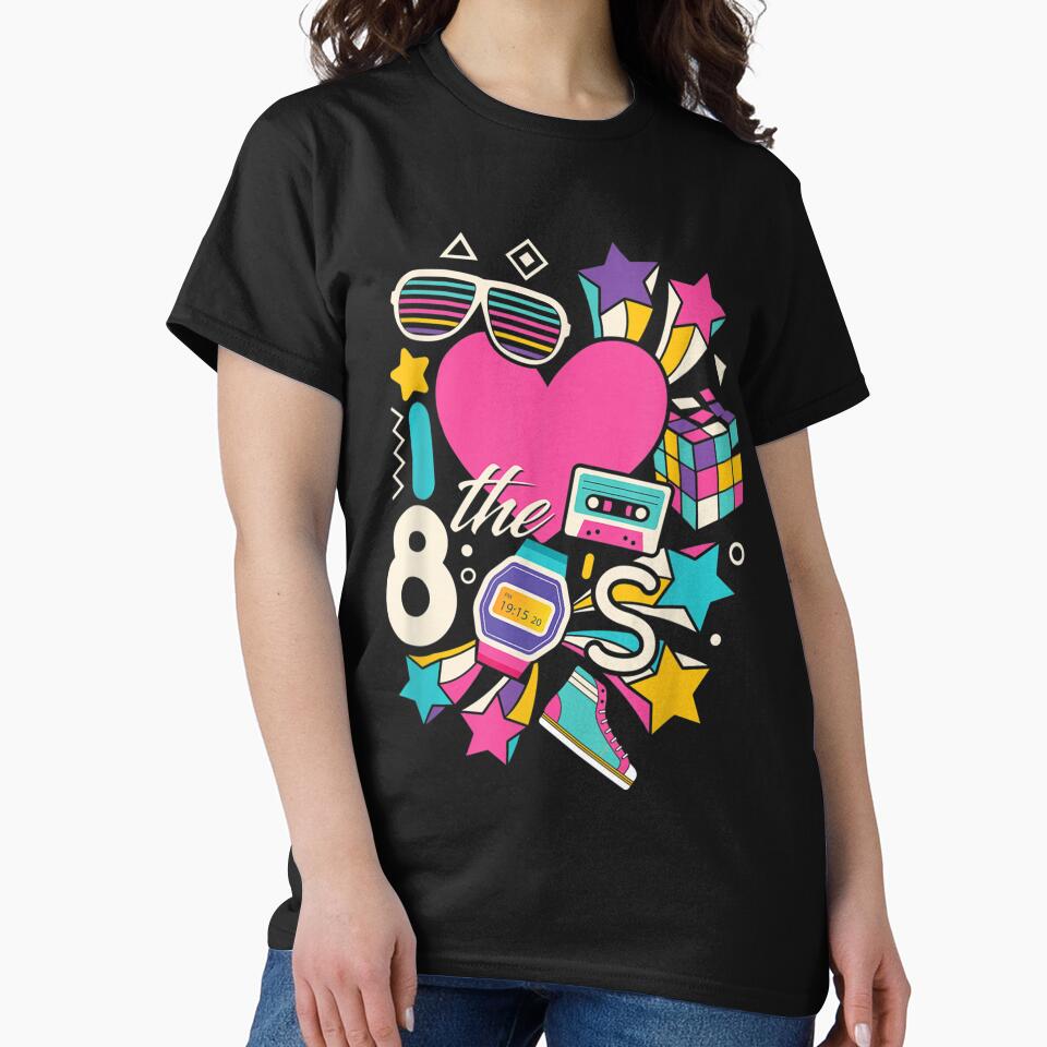 80s Baby 90s Made Me I Love The 80s Retro Men Women by SnowStore98 T-Shirts, Hoodie, Sweatshirt | BlankRebels.com (Image 2)