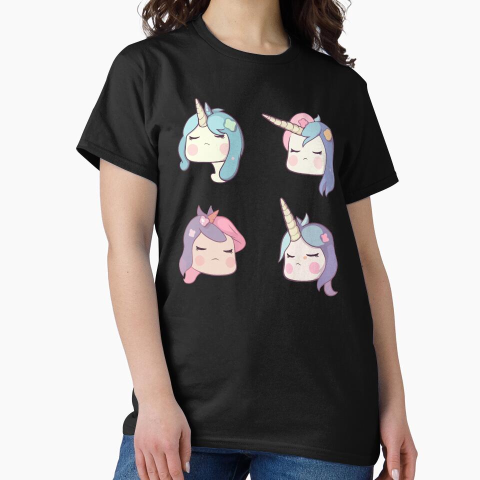 Kawaii Unicorn Sticker Pack by StickerWorlds T-Shirts, Hoodie, Sweatshirt | BlankRebels.com (Image 2)