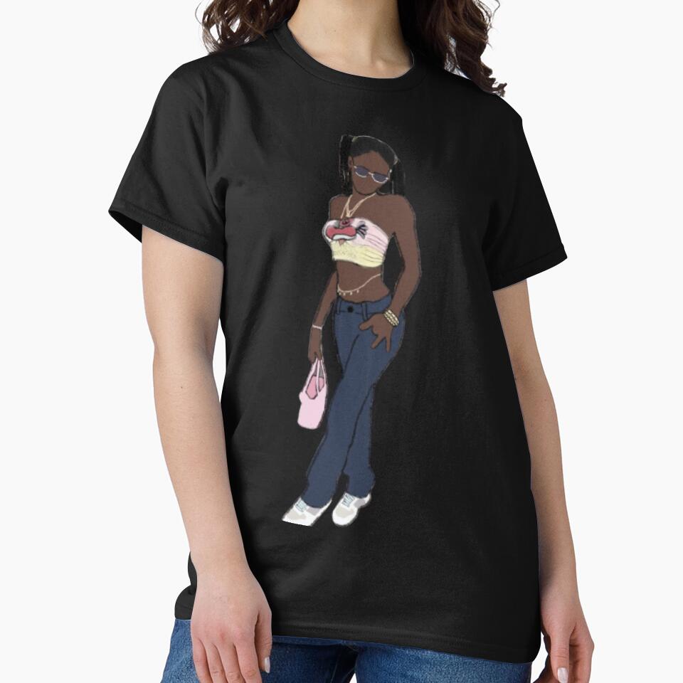 2000's y2k black girl by hannahhamo T-Shirts, Hoodie, Sweatshirt | BlankRebels.com (Image 2)