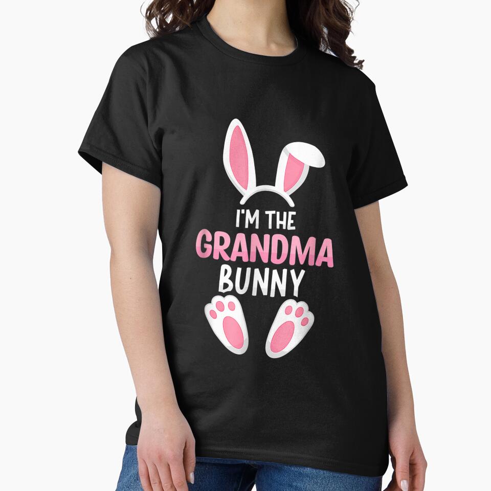 I'm The Grandma Bunny Easter Family Matching Outfit by doriaali T-Shirts, Hoodie, Sweatshirt | BlankRebels.com (Image 2)