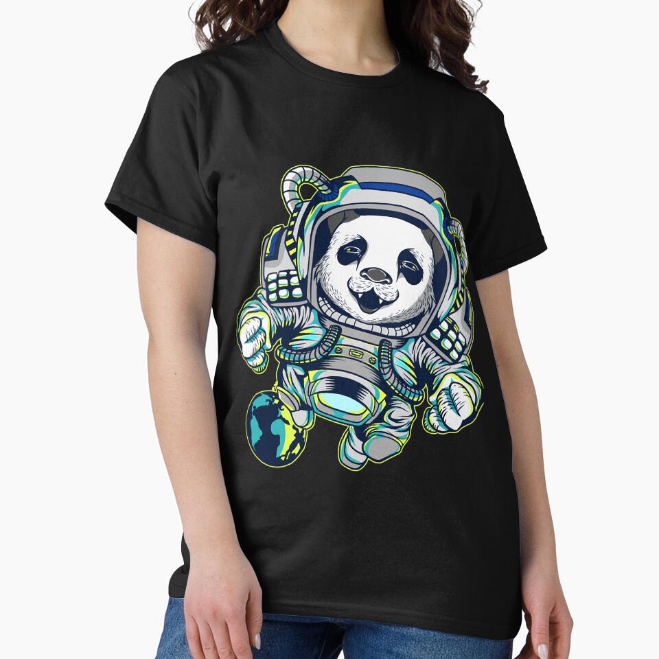 Panda In Space by skeierleber4327 T-Shirts, Hoodie, Sweatshirt | BlankRebels.com (Image 2)