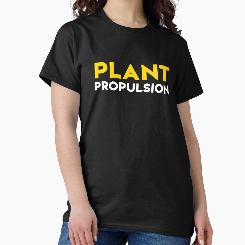 Plant Propulsion - Yellow White by geekySlicks T-Shirts, Hoodie, Sweatshirt | BlankRebels.com (Image 2)