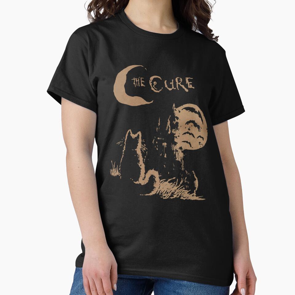 The Cure Cat Moon 90s Alt Indie Rock band For Men, For Women, Cat Lover Gift by KoryYarris T-Shirts, Hoodie,... (Image 2)