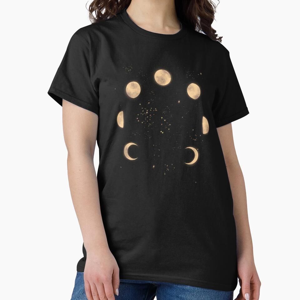 Moon phase, night sky by DerSenat T-Shirts, Hoodie, Sweatshirt | BlankRebels.com (Image 2)