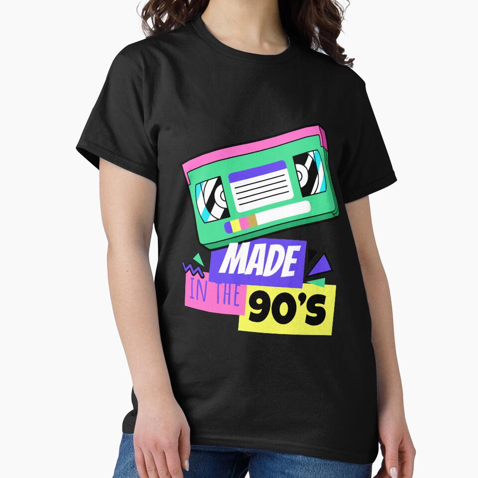 Made In the 90's -  Old School VHS 90s Design - by onjcdesign T-Shirts, Hoodie, Sweatshirt | BlankRebels.com (Image 2)