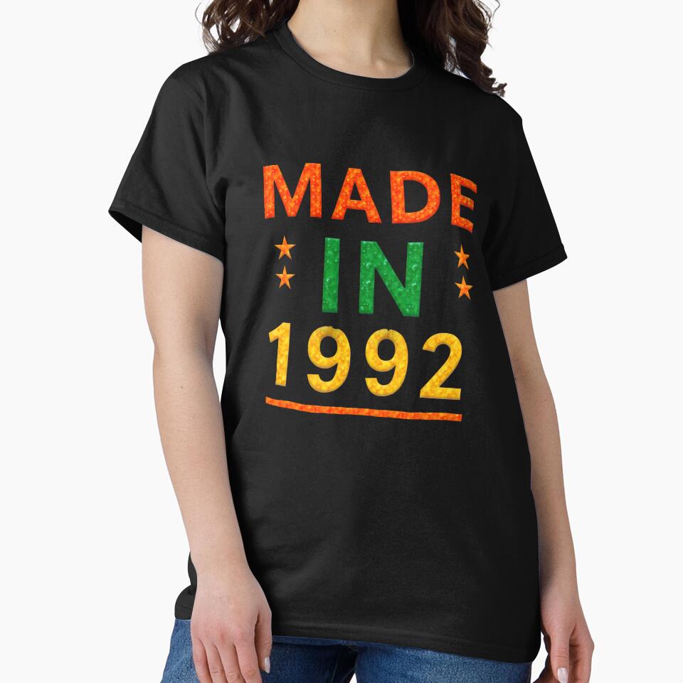 Made In 1992 - Retro Birthday Tee by slickywitty Hoodie, Sweatshirt | BlankRebels.com (Image 2)