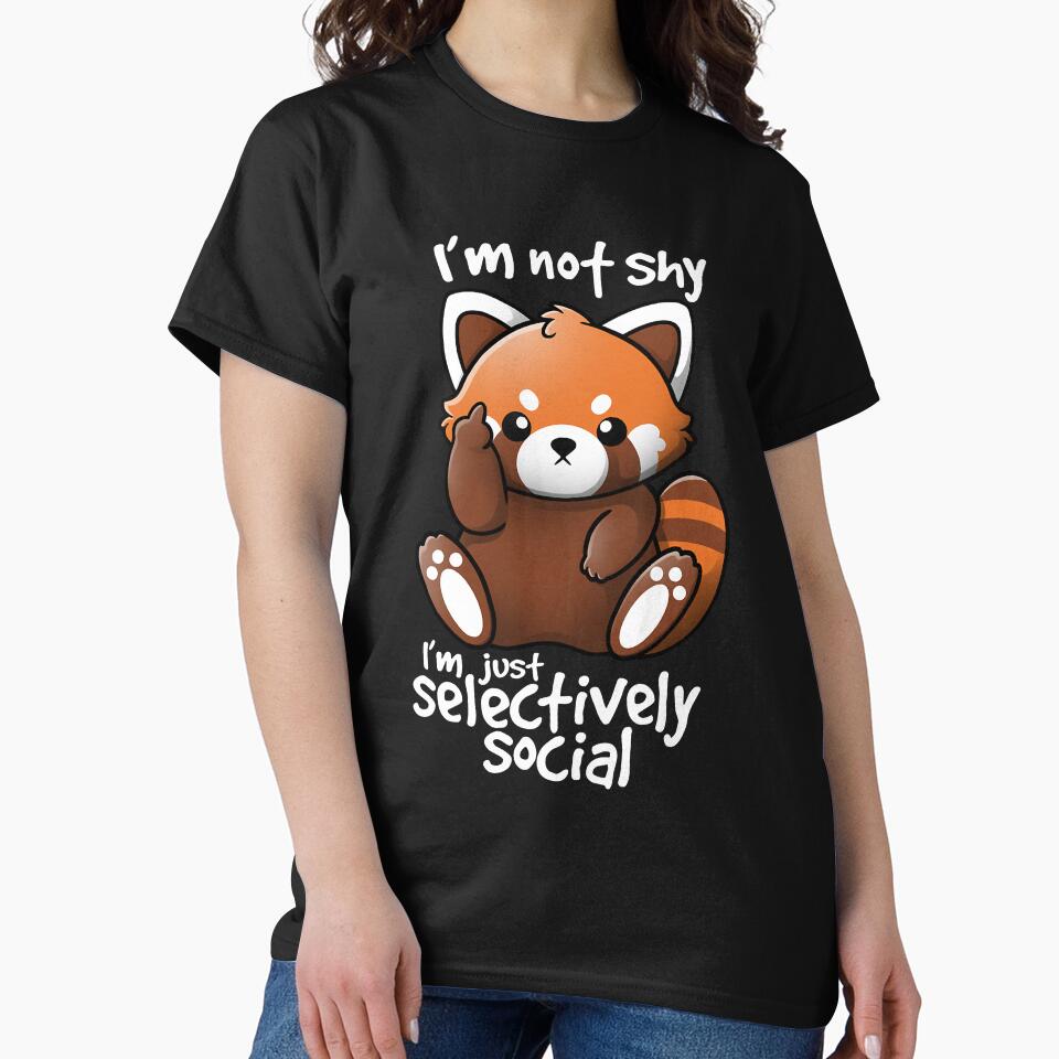 Shy Red Panda T-Shirts, Hoodie, Sweatshirt