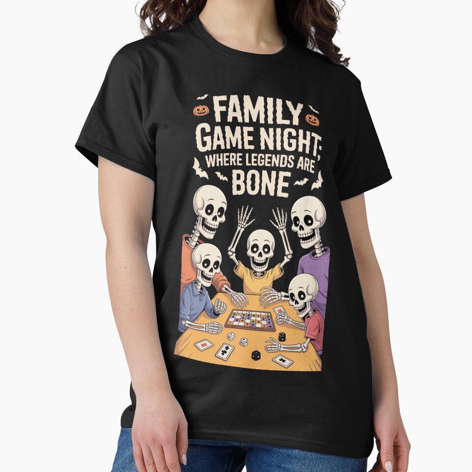 Family Game Night Skeleton Squad by SpeakingPrint2 T-Shirts, Hoodie, Sweatshirt | BlankRebels.com (Image 2)