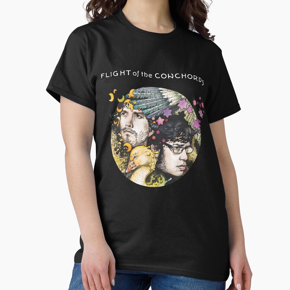 Feel Inside Flight of the Conchords darby Halloween band Christmas Music Essential by FlighuConchords T-Shirts,... (Image 2)