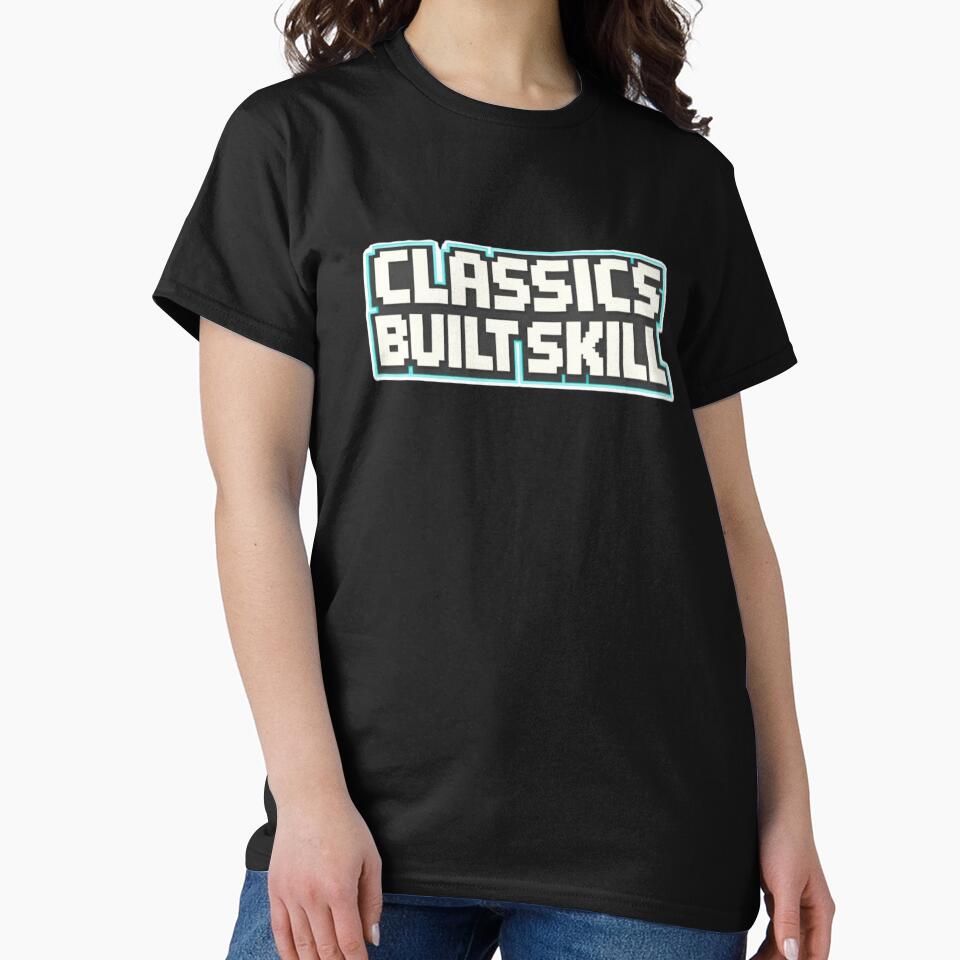 Retro gamer - classics built skill by TiltedPlayer T-Shirts, Hoodie, Sweatshirt | BlankRebels.com (Image 2)