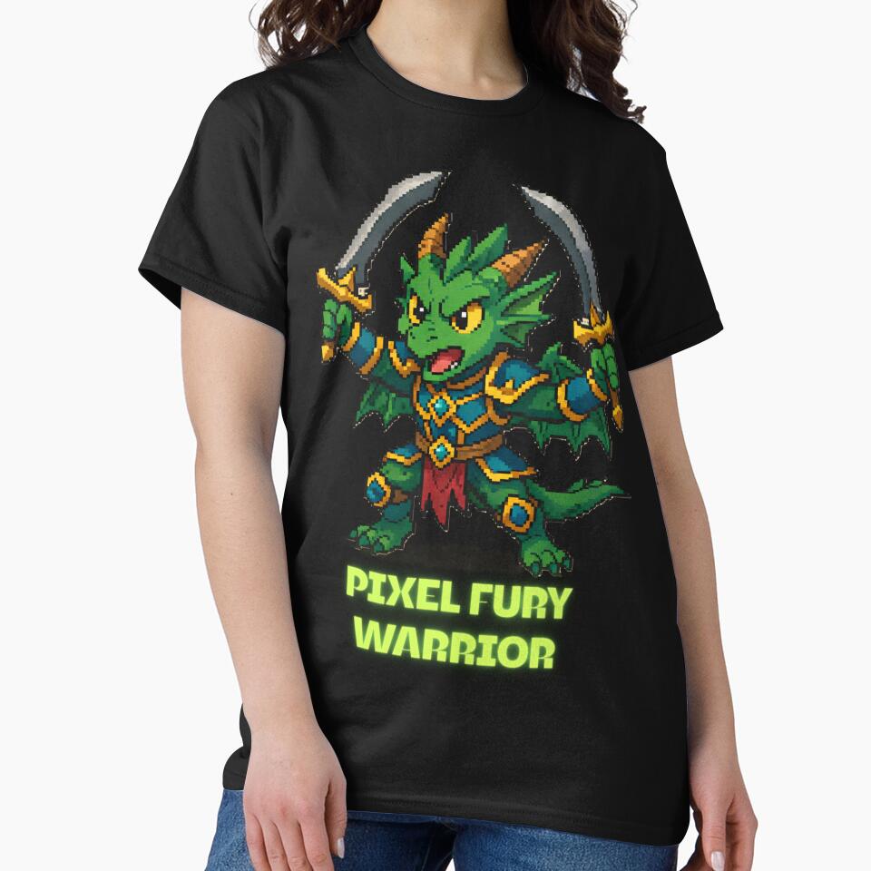BLADES DRACHYR – Pixel Dracthyr Fury Warrior T-Shirts, Hoodie, Sweatshirt